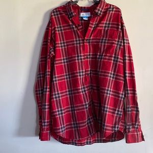 Columbia plaid shirt size XL